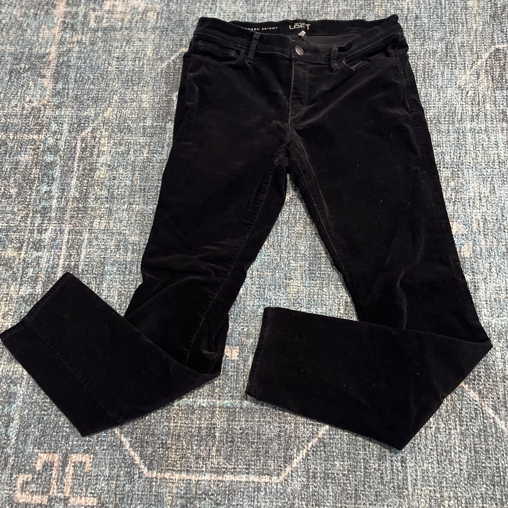 Ann Taylor Loft Black Skinny Modern Skinny Pants